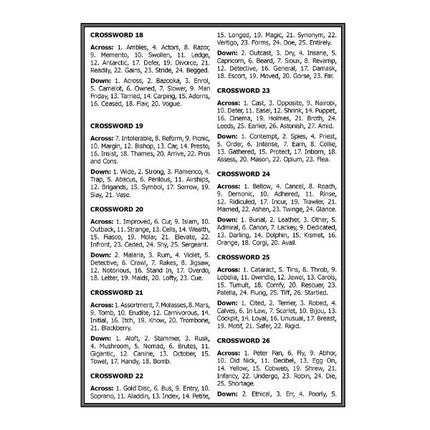 Mega Large Print Modern Crossword Book