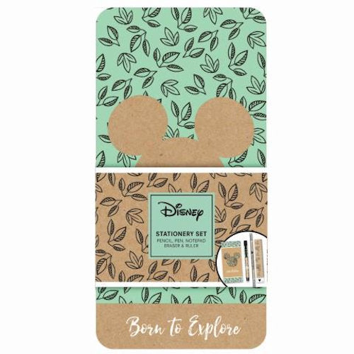 Mickey Floral Stationery Set