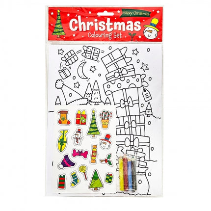 Christmas Kids Colouring Set