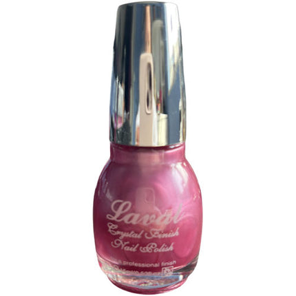 Laval Ultra Pink Crystal Finish Nail Polish