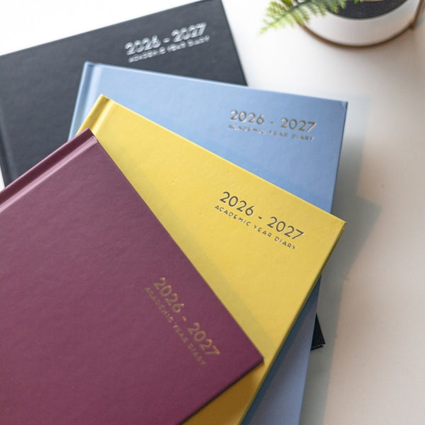 A5 Day A Page Academic Diary 2026-27 - Assorted