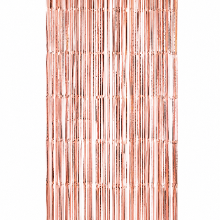 Rose Gold Foil Fringe Curtain