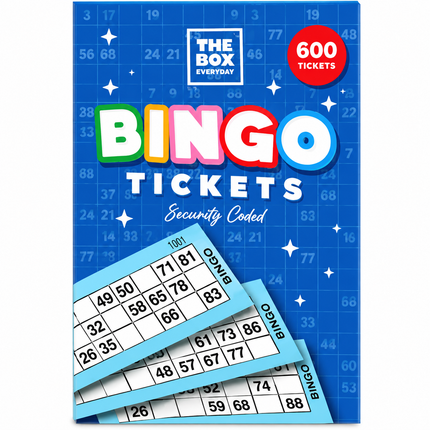 1-600 Bingo Ticket Book