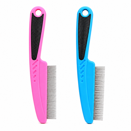 Fine & Medium Pet Comb - (2 Assorted)