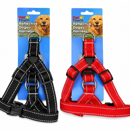 Reflective Dog Harness - (2 Assorted)
