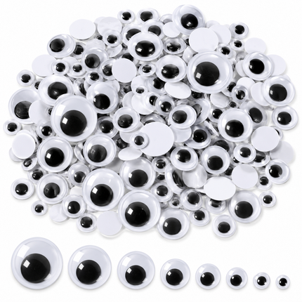 200 Assorted Craft Googly Eyes