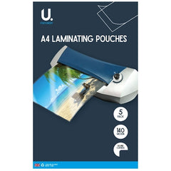 5 Clear A4 Laminating Pouches