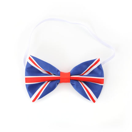 Union Jack Cloth Bow Tie
