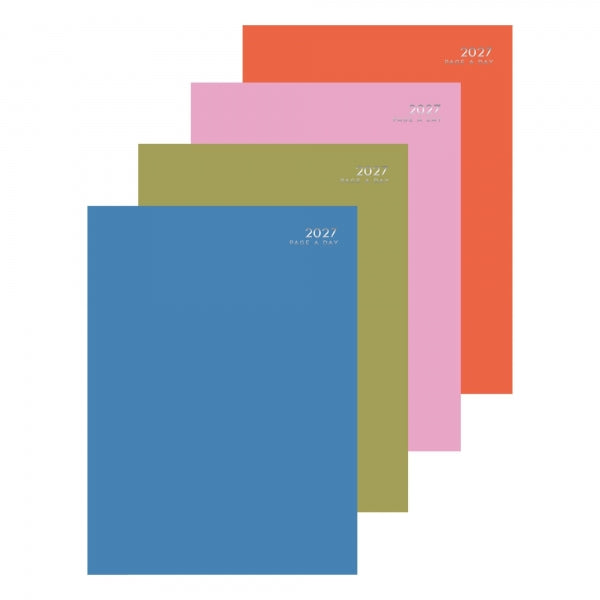 2027 A4 DAP Colour Block Diary (Assorted)