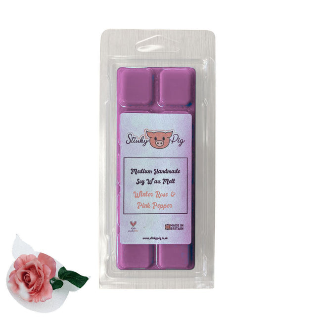 Winter Rose & Pink Pepper 50g Soy Wax Melt Clamshell