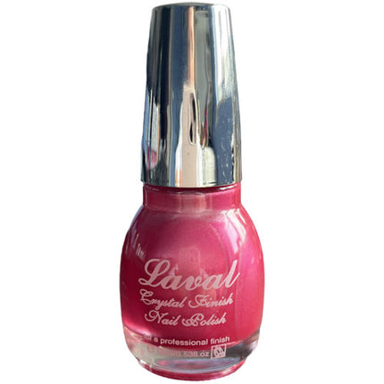 Laval Gentle Pink Crystal Finish Nail Polish