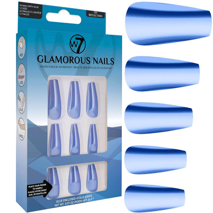 W7 On Reflection Glamorous False Nails