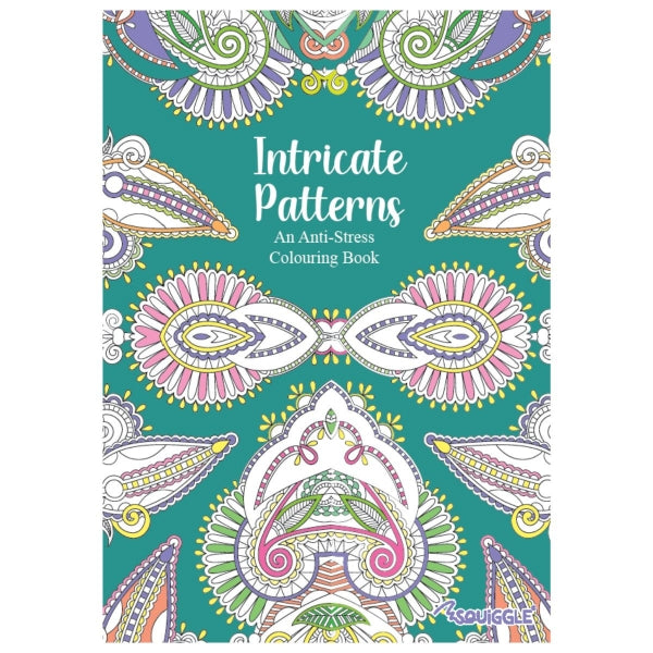 A4 Patterns/Floral Designs Colouring Book