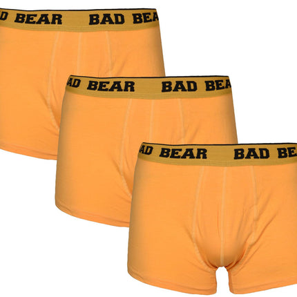 Small Bad Bear Mustard Boxer Shorts (3 Pack)