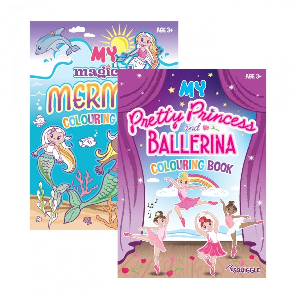 A4 My Pretty Princess & Ballerina Colouring Book