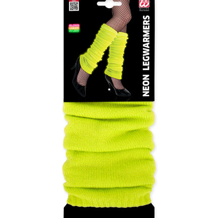 Pair of Neon Yellow Legwarmers