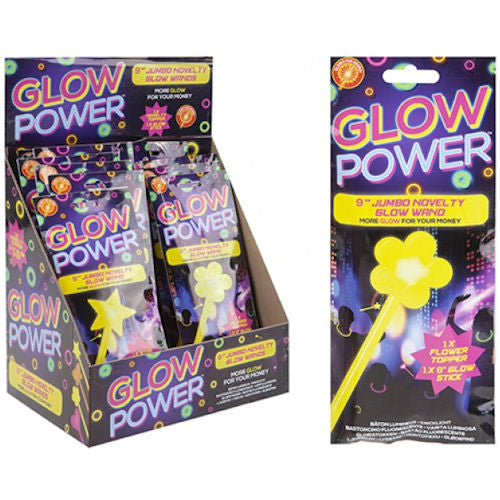 9" Jumbo Novelty Glow Wand