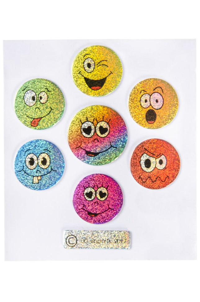 Emotions Metallic Shiny Sticker Sheet
