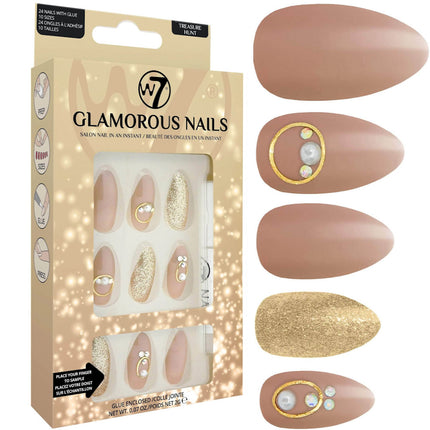 W7 Treasure Hunt Glamorous False Nails