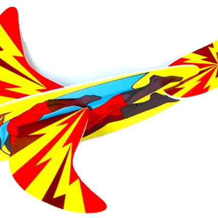 6 Super Hero Polystyrene Plane Gliders