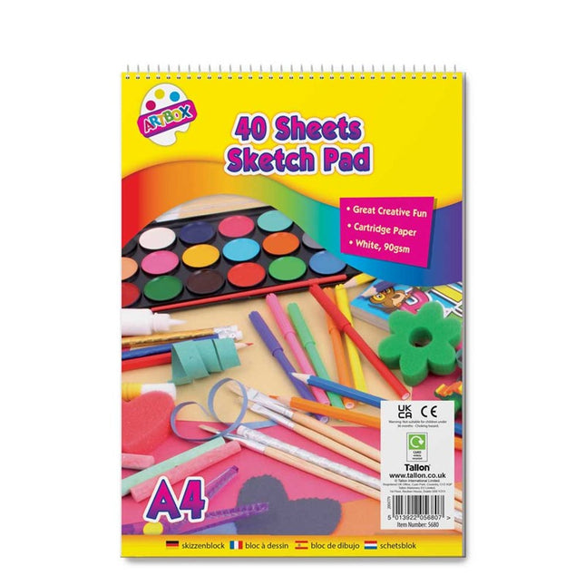 40 Sheet A4 Sketch Pad