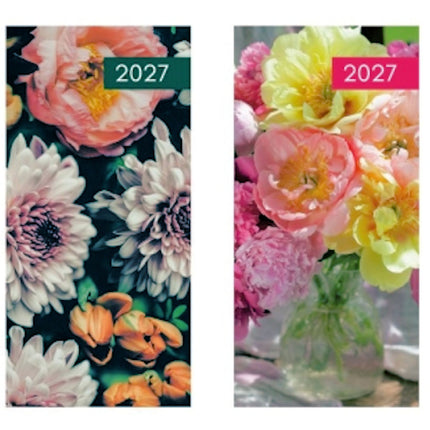 Floral WTV Slim 2027 Diary