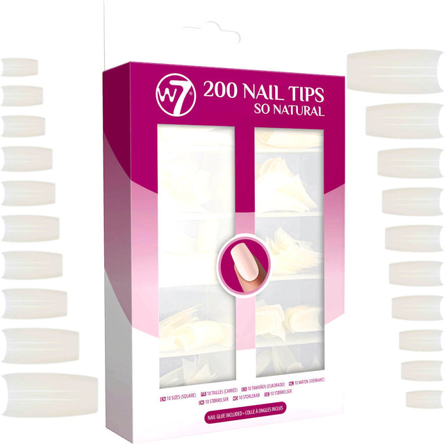 200 Natural Acrylic Tips