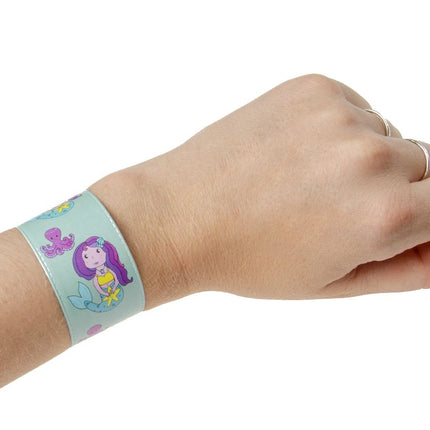 6 Mermaid Slap Bracelets
