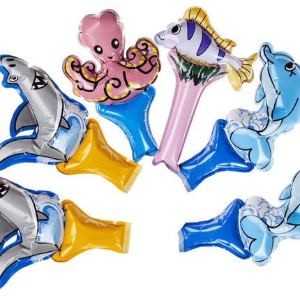 6 Sealife Self-Inflating Handheld Balloons