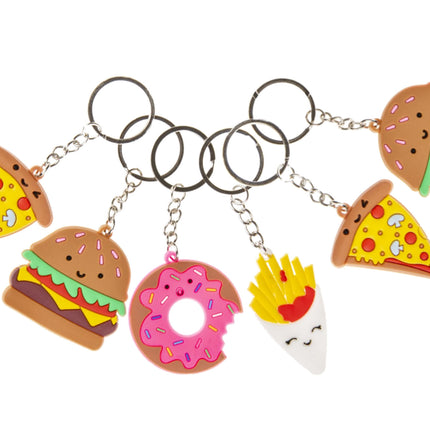 Fast Food Keychains - 6 Pack