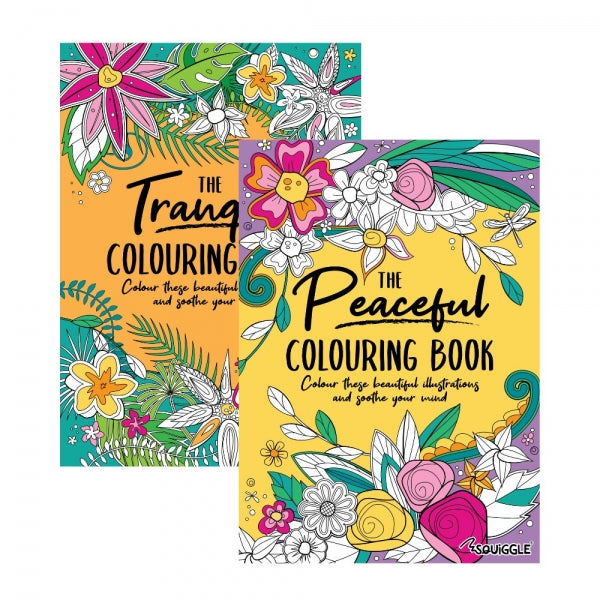 Peaceful/Tranquil A4 Advanced Colouring Book
