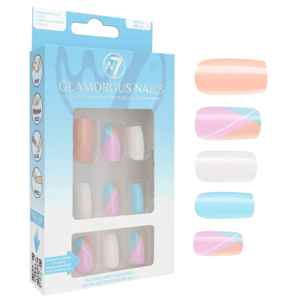 W7 Spring Break Glamorous False Nails
