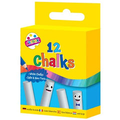12 White Chalks