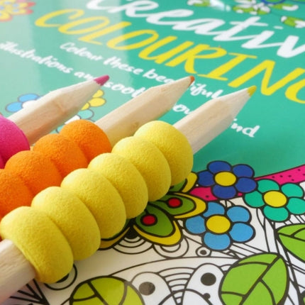 6 Soft Grip Colouring Pencils