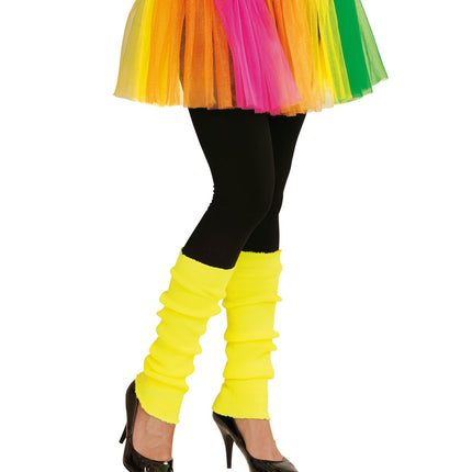 Pair of Neon Yellow Legwarmers