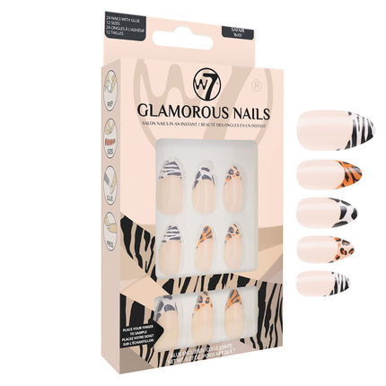 W7 Safari Way Glamorous False Nails