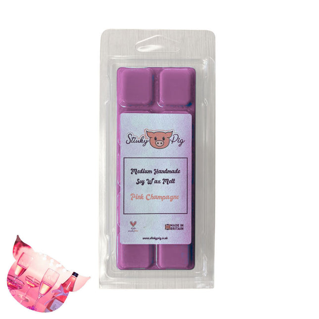 Pink Champagne 50g Soy Wax Melt Clamshell