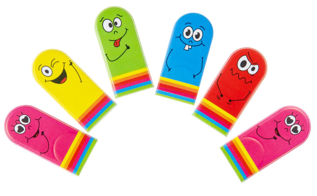 6 Emoji Face Finger Puppets