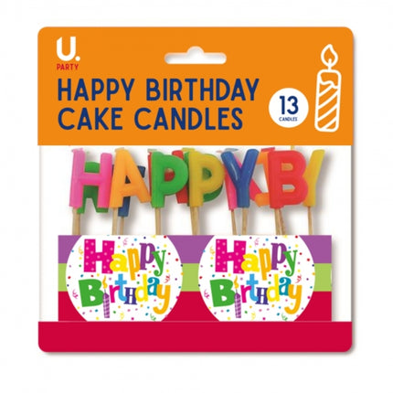 Happy Birthday Cake Candles