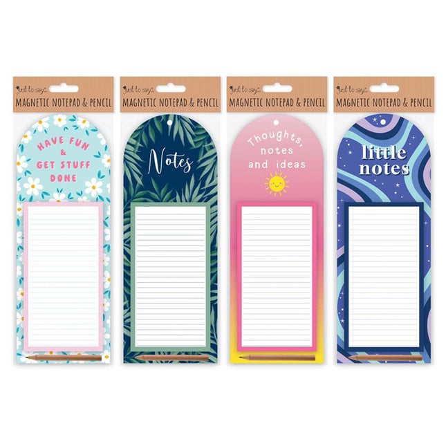 Magnetic Notepad & Pencil