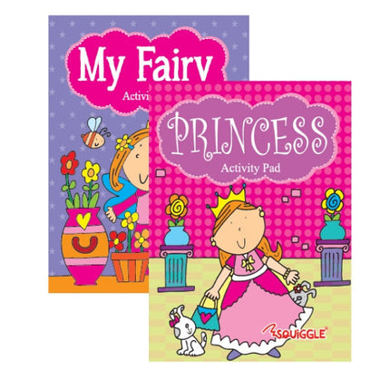 A6 Pocket Colouring Book Princess Fairy