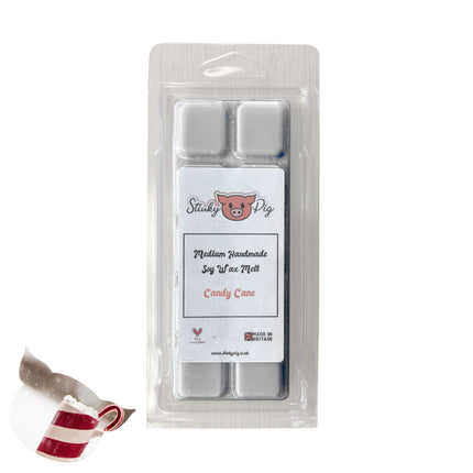 Candy Cane 50g Soy Wax Melt Clamshell