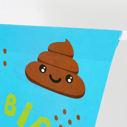 Emoji Poo Hanging 2.7m Party Bunting