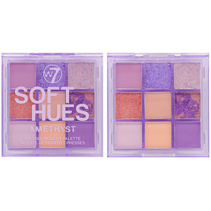 W7 Soft Hues Amethyst Eyeshadow Palette