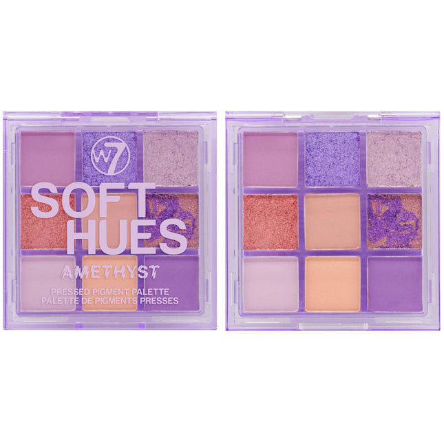 W7 Soft Hues Amethyst Eyeshadow Palette