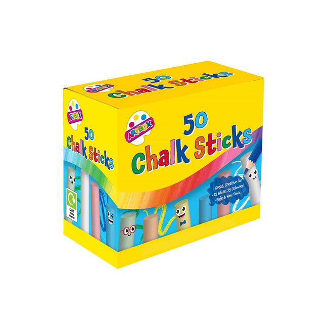 50 Chalks Sticks (Pack)