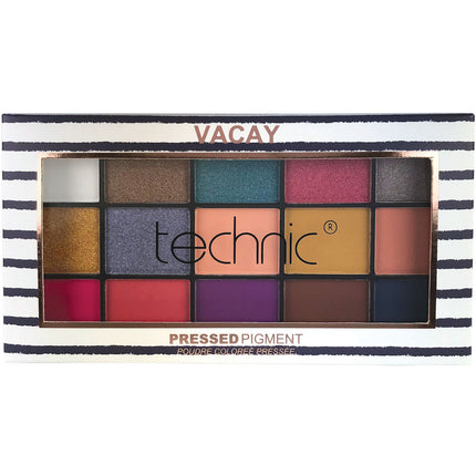 Technic Vacay Pressed Pigment Eyeshadow Palette