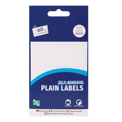 100 White 70mm x 25mm Sticky Labels