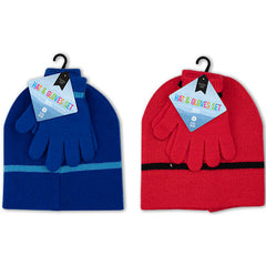 Boys Beanie Hat & Gloves Set