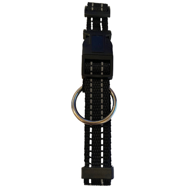 Black Small Reflective Doggy Collar